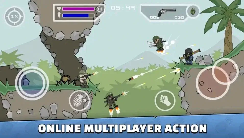 تحميل لعبة Mini Militia Apk للاندرويد اخر اصدار كاملة