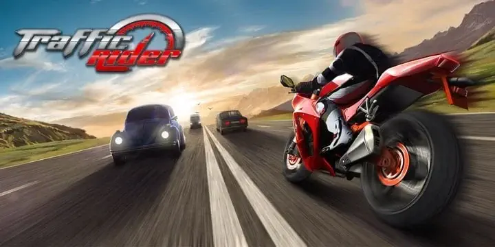 تحميل لعبة Traffic Rider Mod Apk للاندرويد اخر اصدار كاملة
